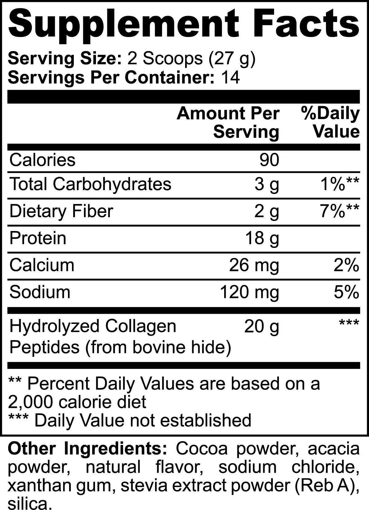 Sovereign Peptides (Chocolate Grass-Fed Collagen Peptides)