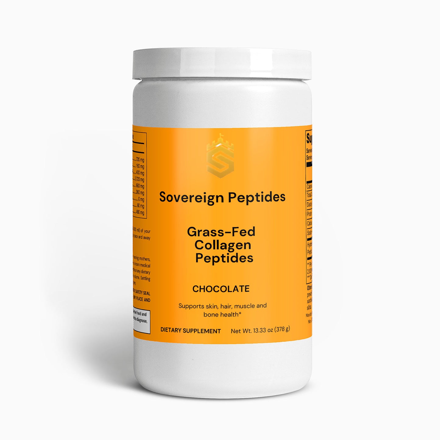 Sovereign Peptides (Chocolate Grass-Fed Collagen Peptides)