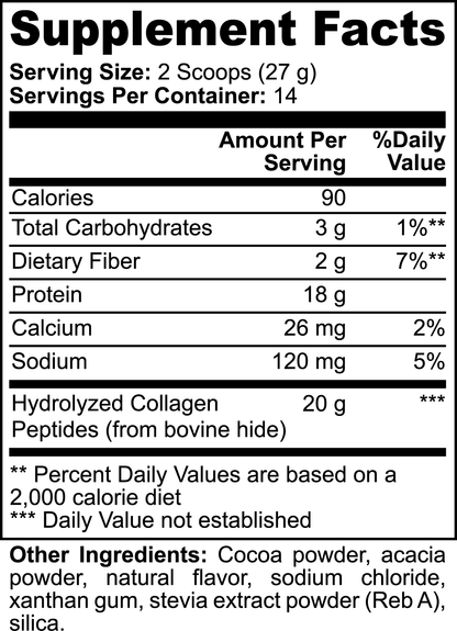 Sovereign Peptides (Chocolate Grass-Fed Collagen Peptides)